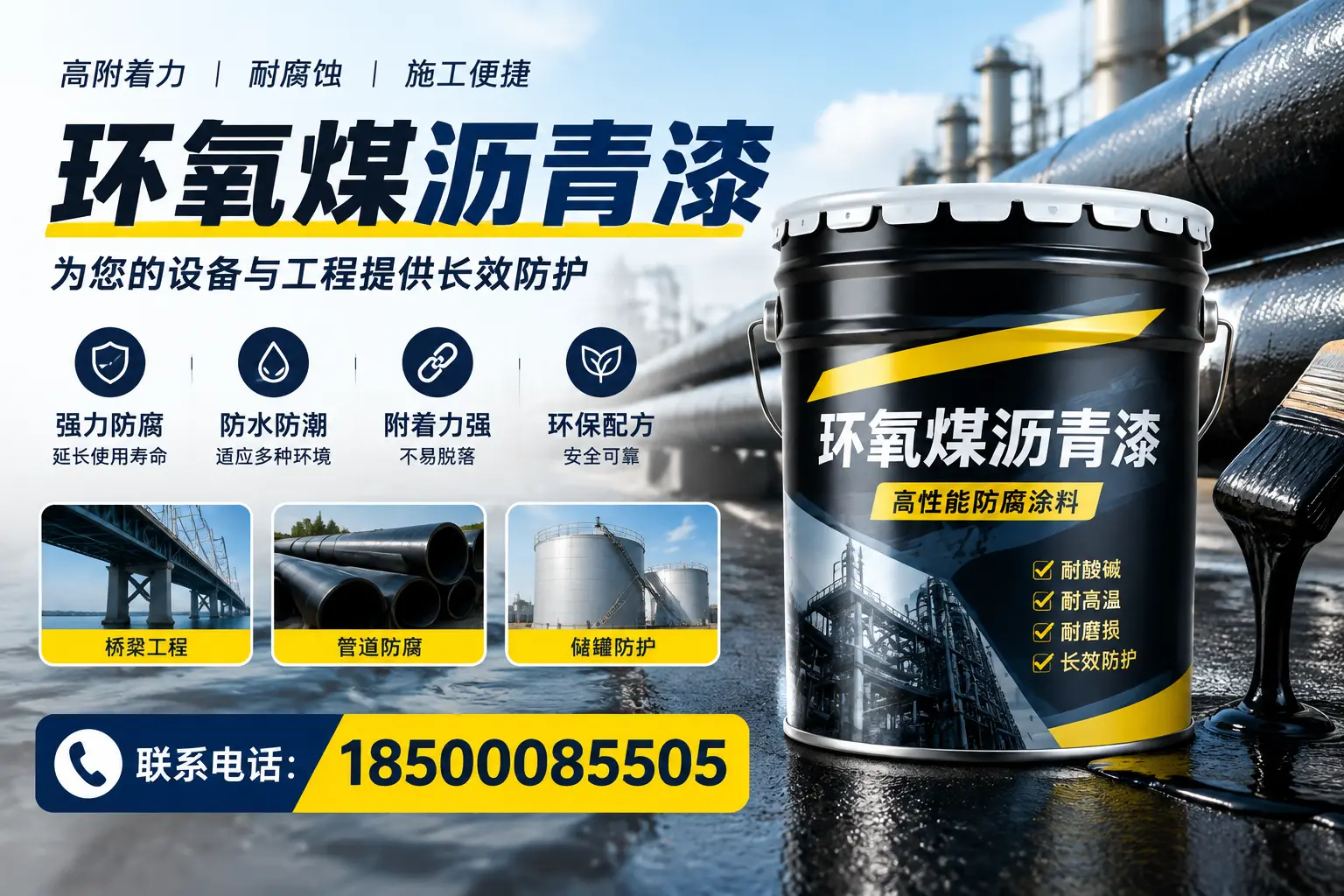 环氧煤沥青漆与其他涂料的对比分析，助力迪庆企业决策